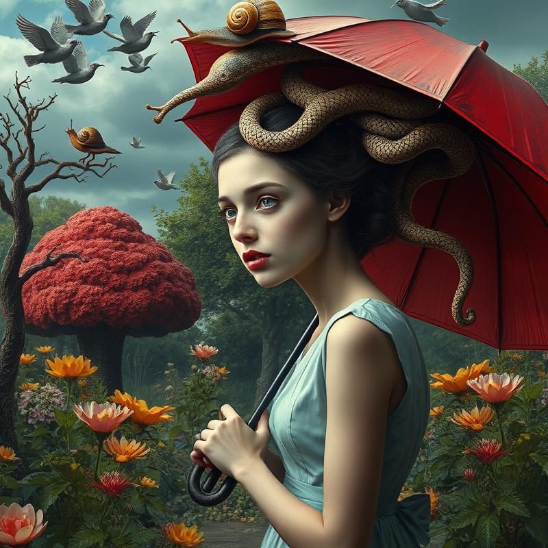 surrealism style AI art