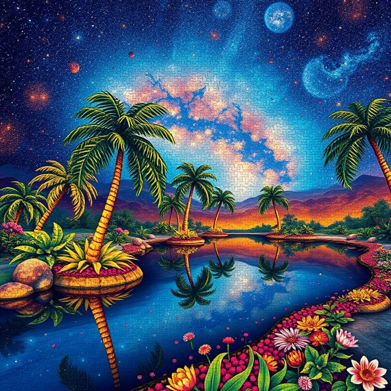 mosaic style AI art