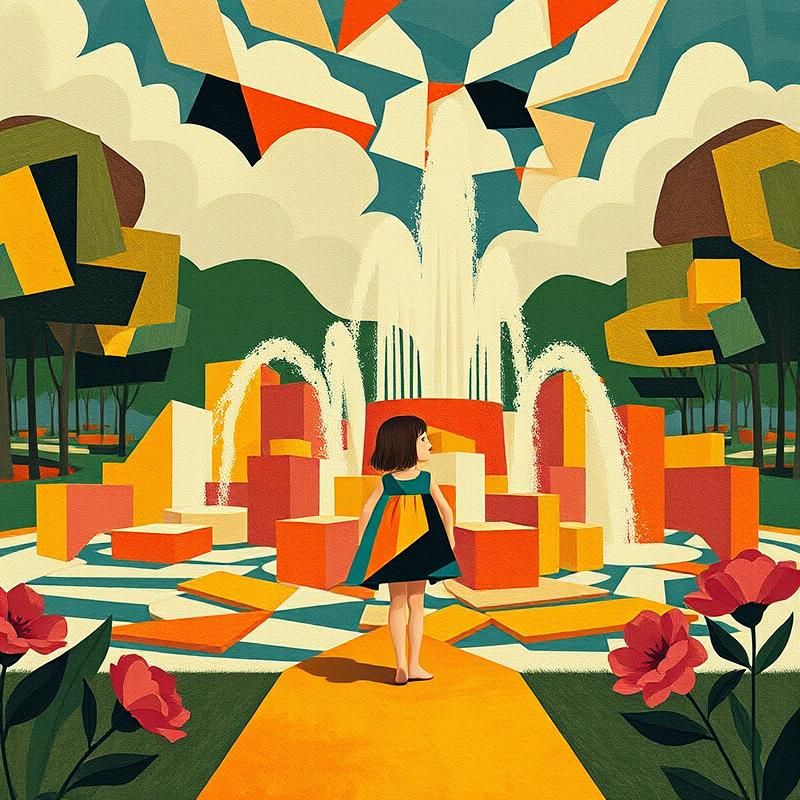 constructivist style AI art