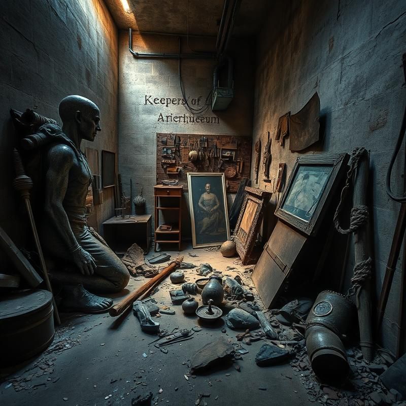 installation art style AI art