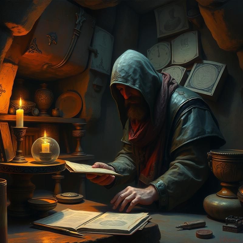 oil painting style AI art