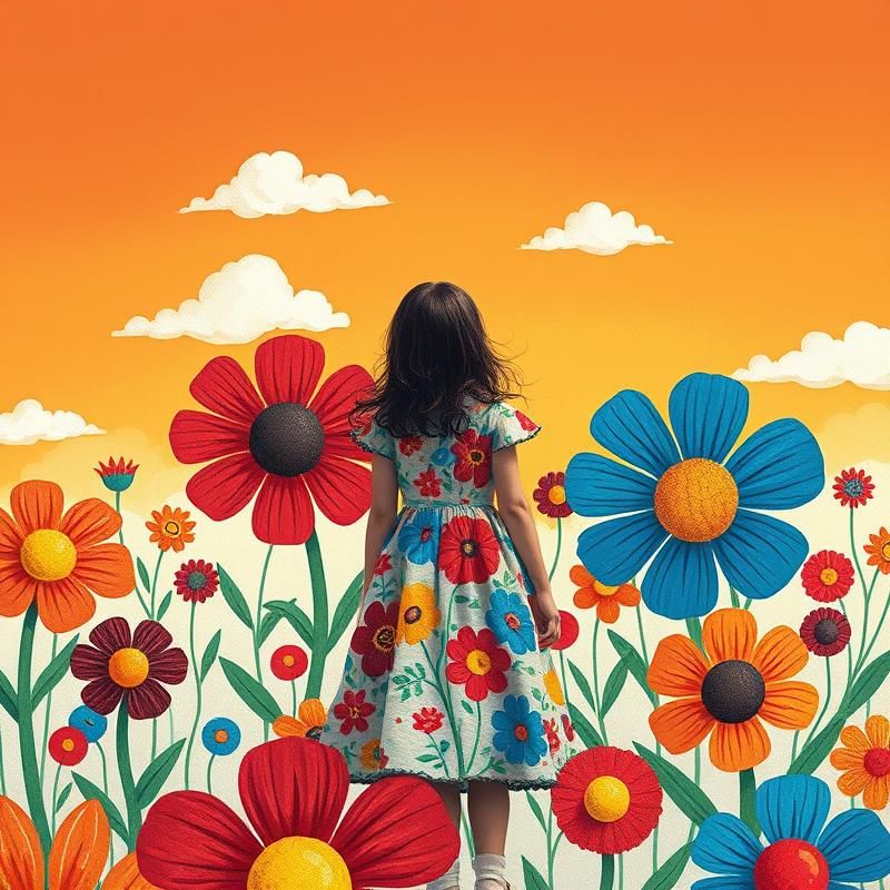 folk art style AI art
