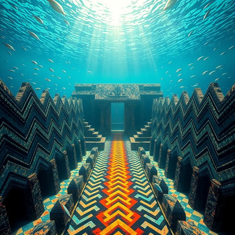 op art style AI art
