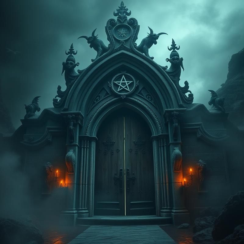 gothic style AI art