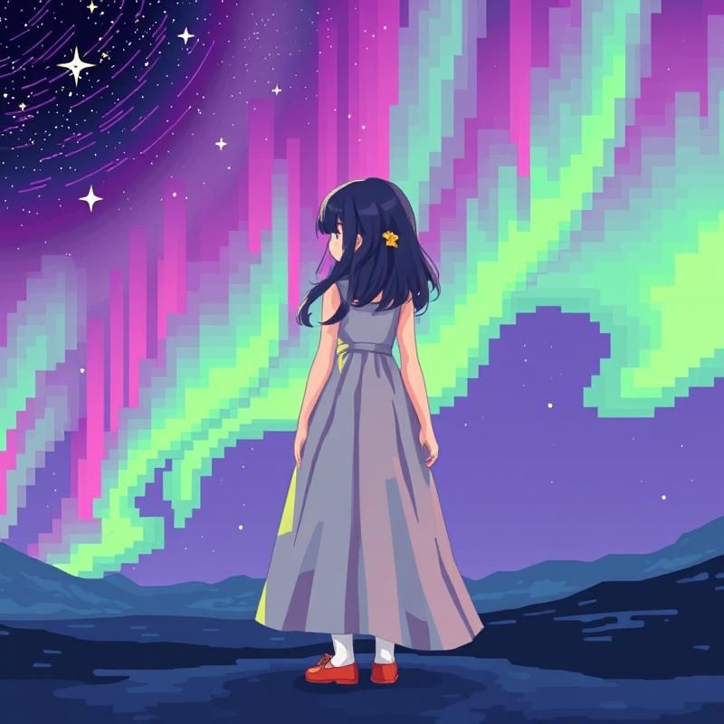 8-bit art style AI art