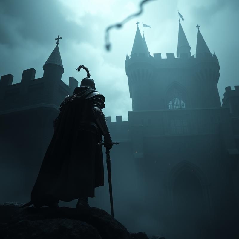 chiaroscuro style AI art