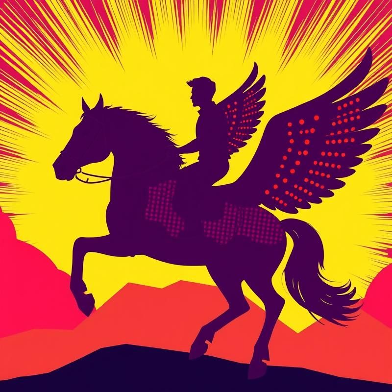 pop art style AI art