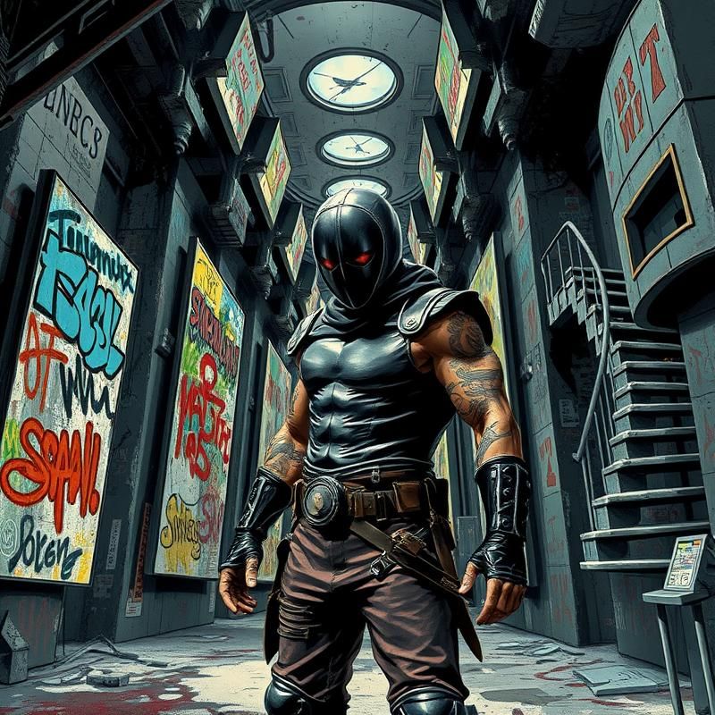 lowbrow art style AI art