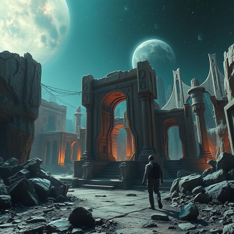 surrealism style AI art
