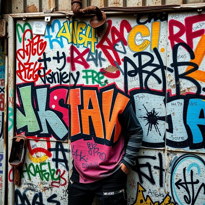 graffiti style AI art