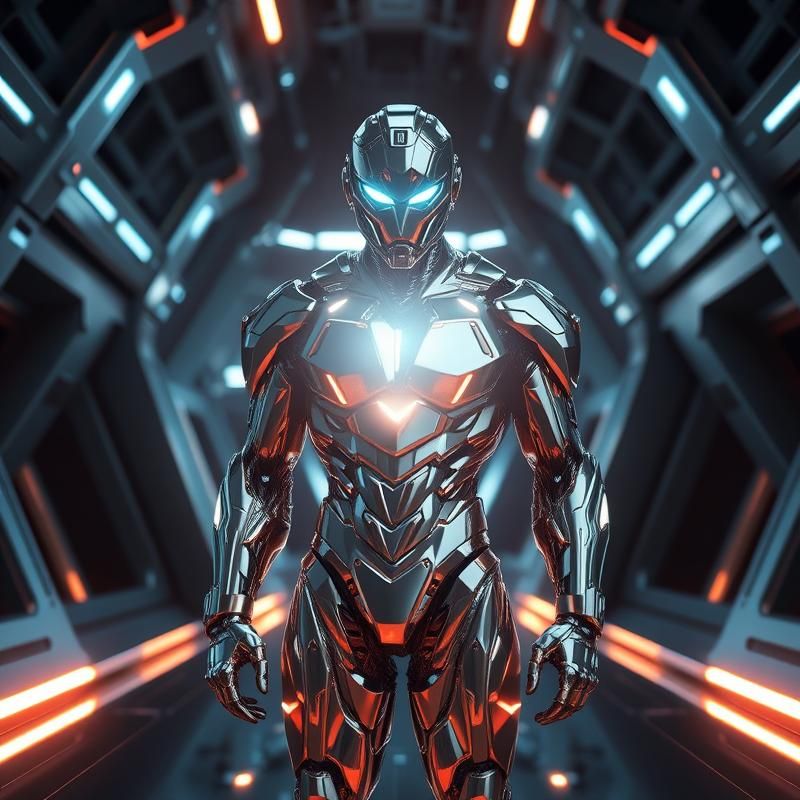 3D rendering style AI art