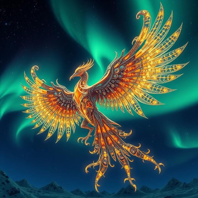 fractal art style AI art