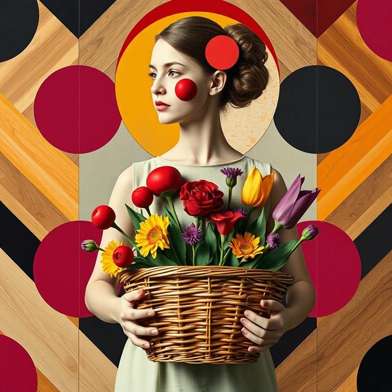 constructivist style AI art