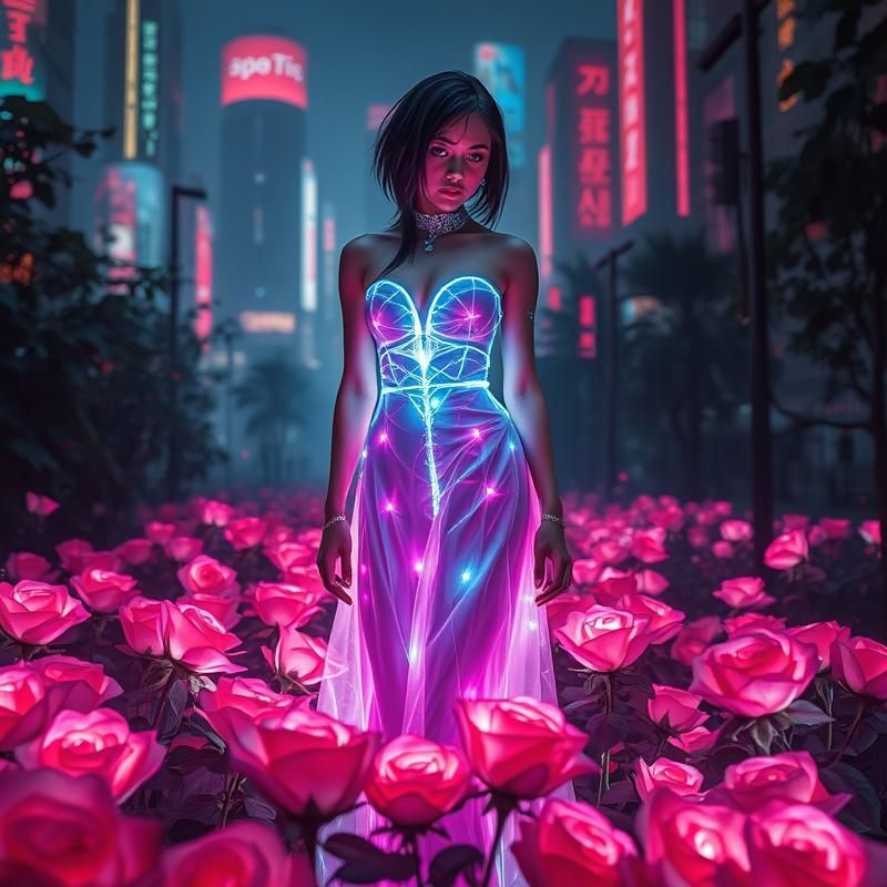 cyberpunk style AI art