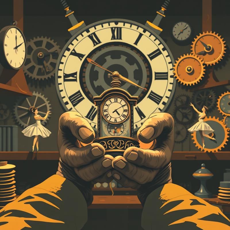 lithograph style AI art