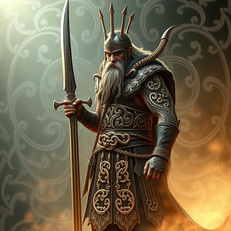celtic style AI art