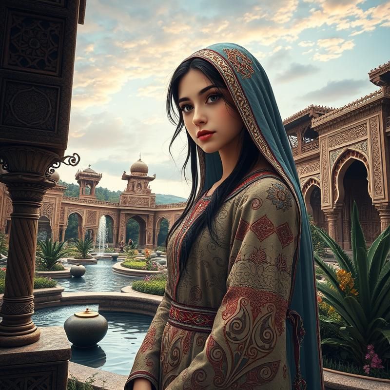islamic art style AI art