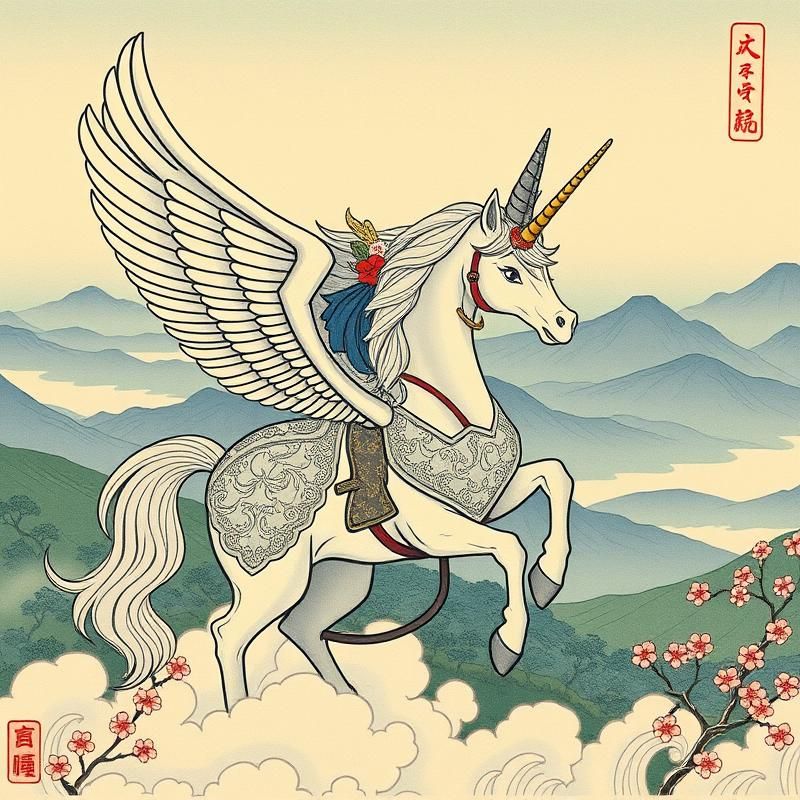 ukiyo-e style AI art