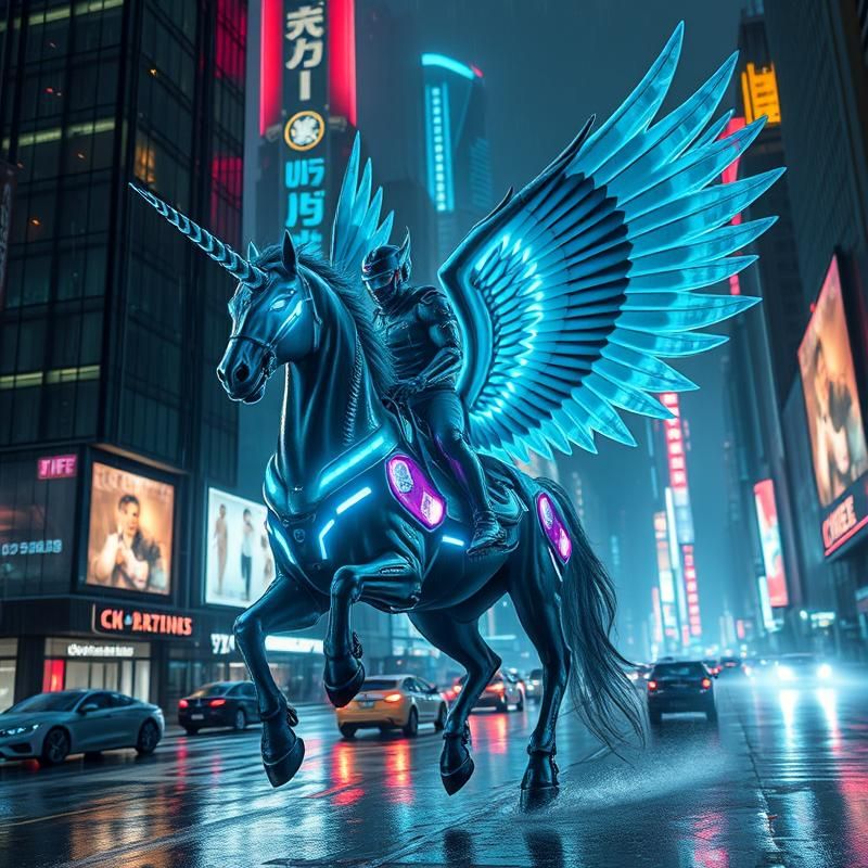 cyberpunk style AI art