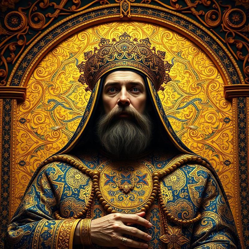 byzantine style AI art