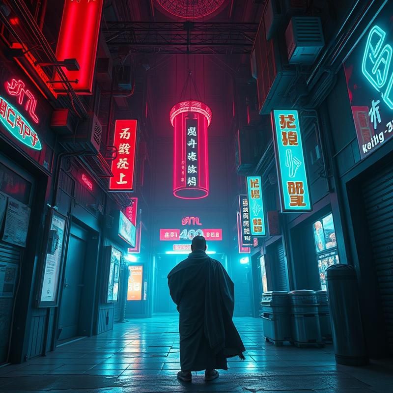 cyberpunk style AI art