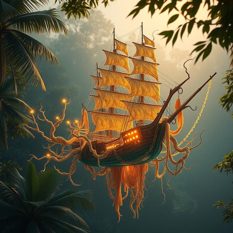 organic style AI art