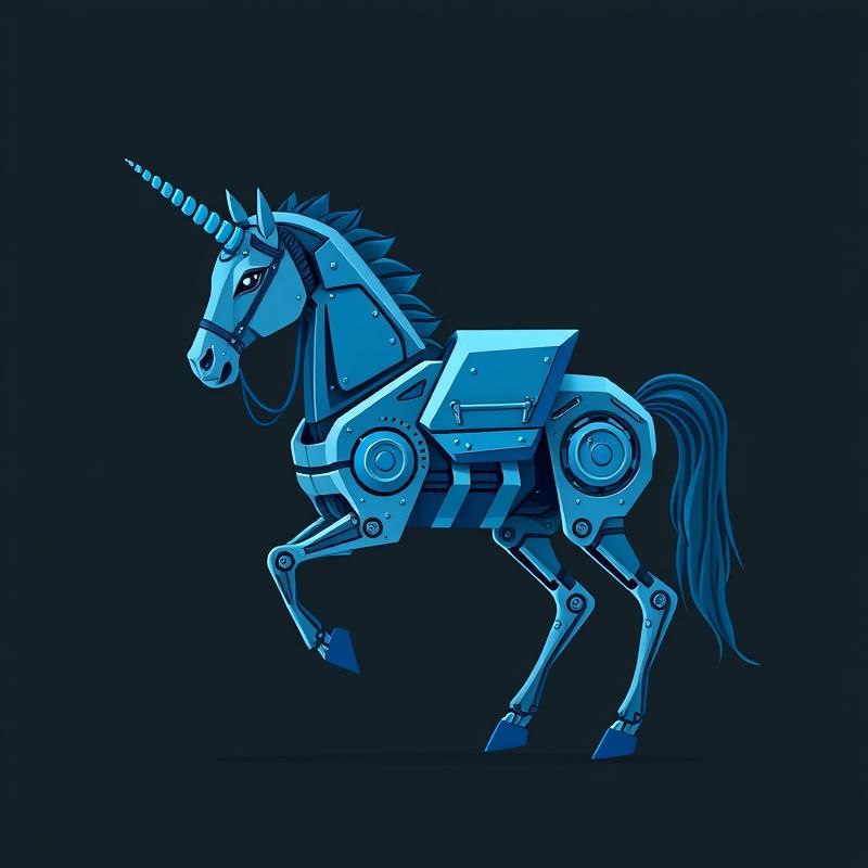 flat design style AI art