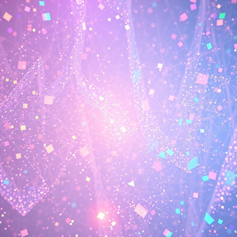 holographic style AI art