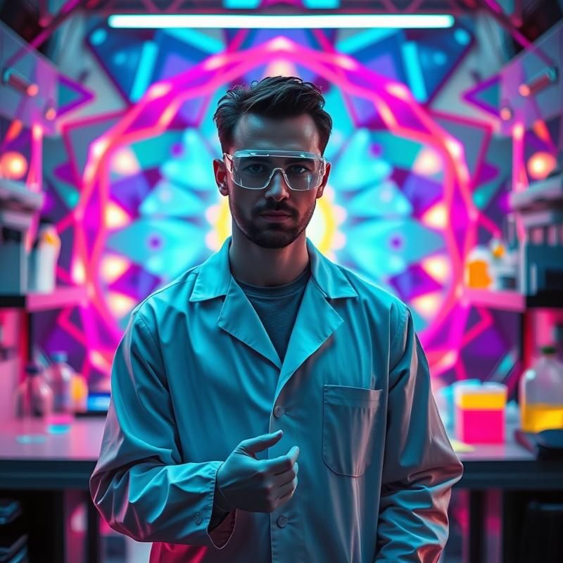geometric style AI art
