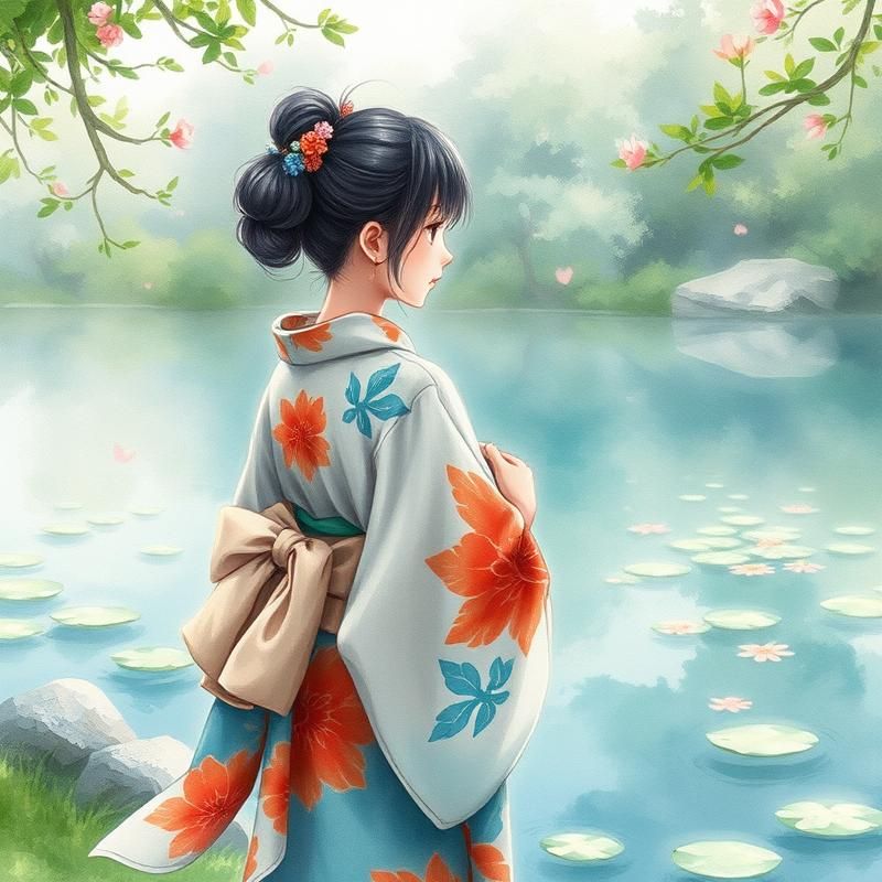 watercolor style AI art
