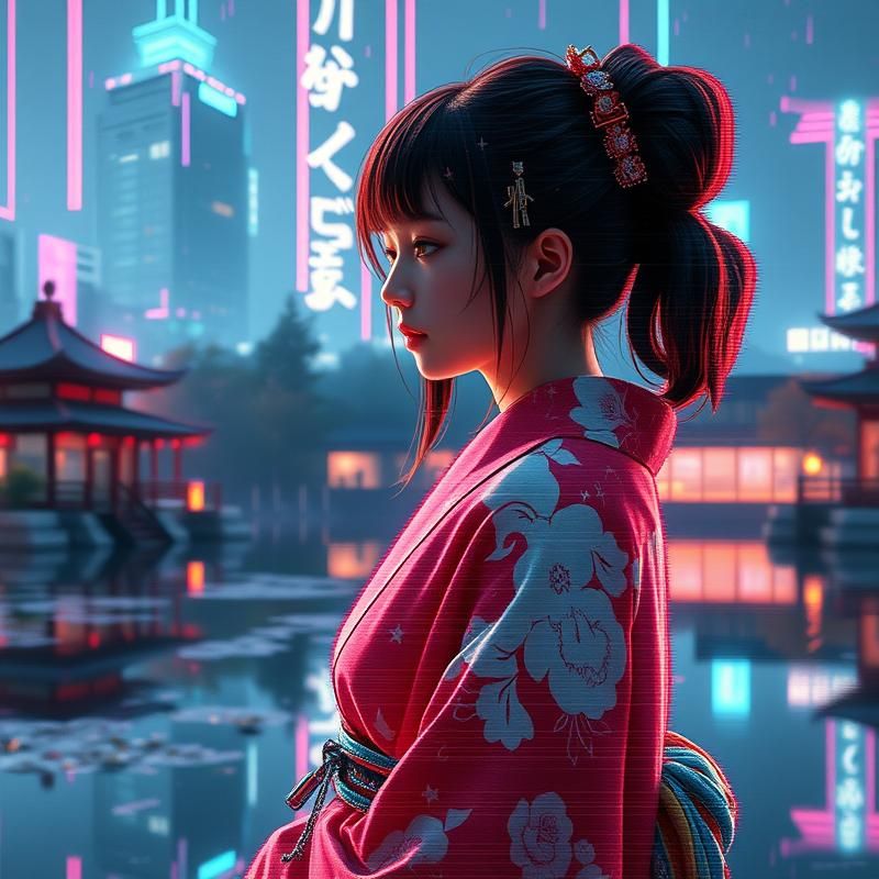 new media art style AI art