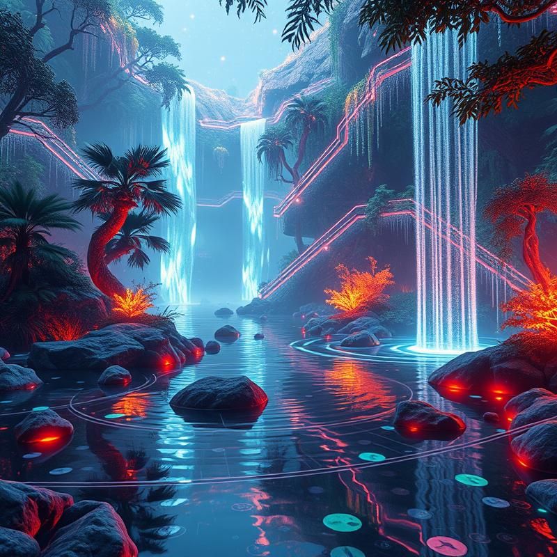 new media art style AI art