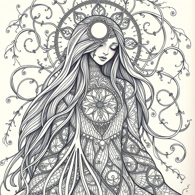 zentangle style AI art