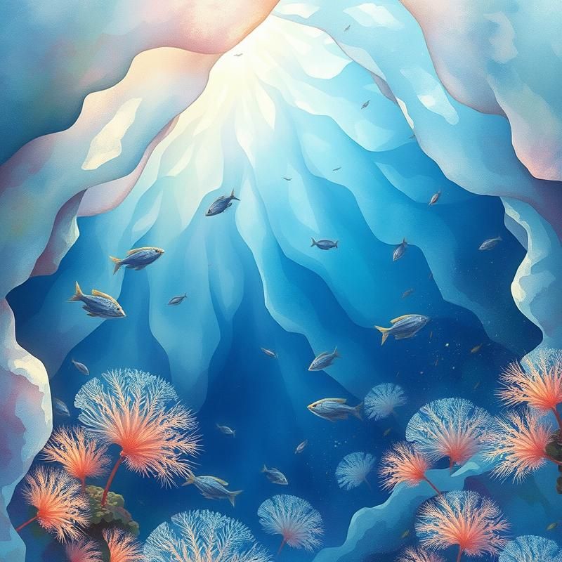 watercolor style AI art