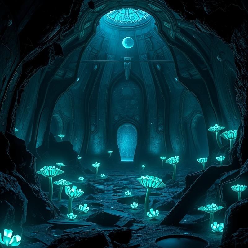 sci-fi art style AI art