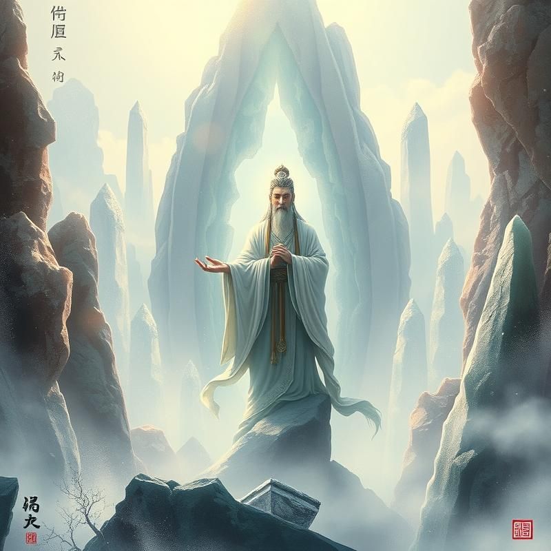 chinese painting style AI art