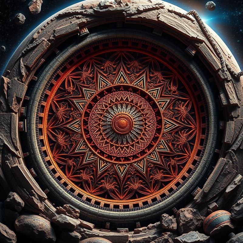 mandala style AI art
