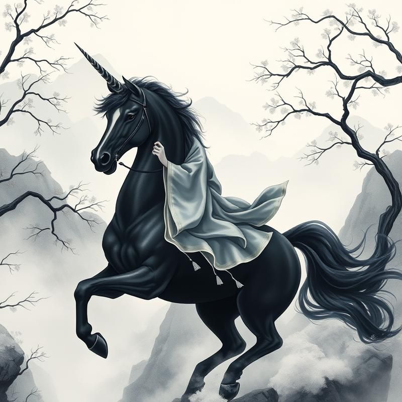 chinese painting style AI art