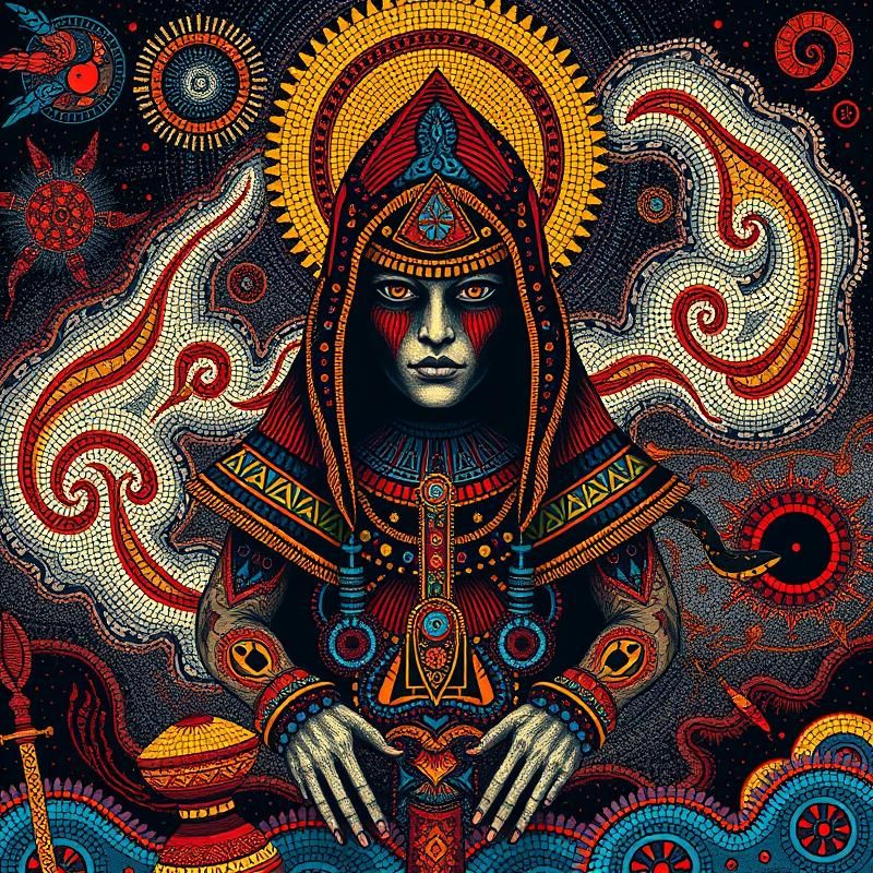 aboriginal art style AI art