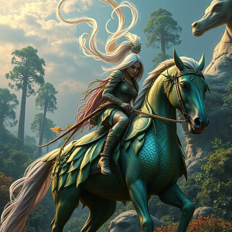 organic style AI art