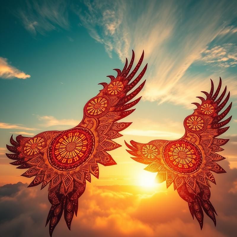 mandala style AI art