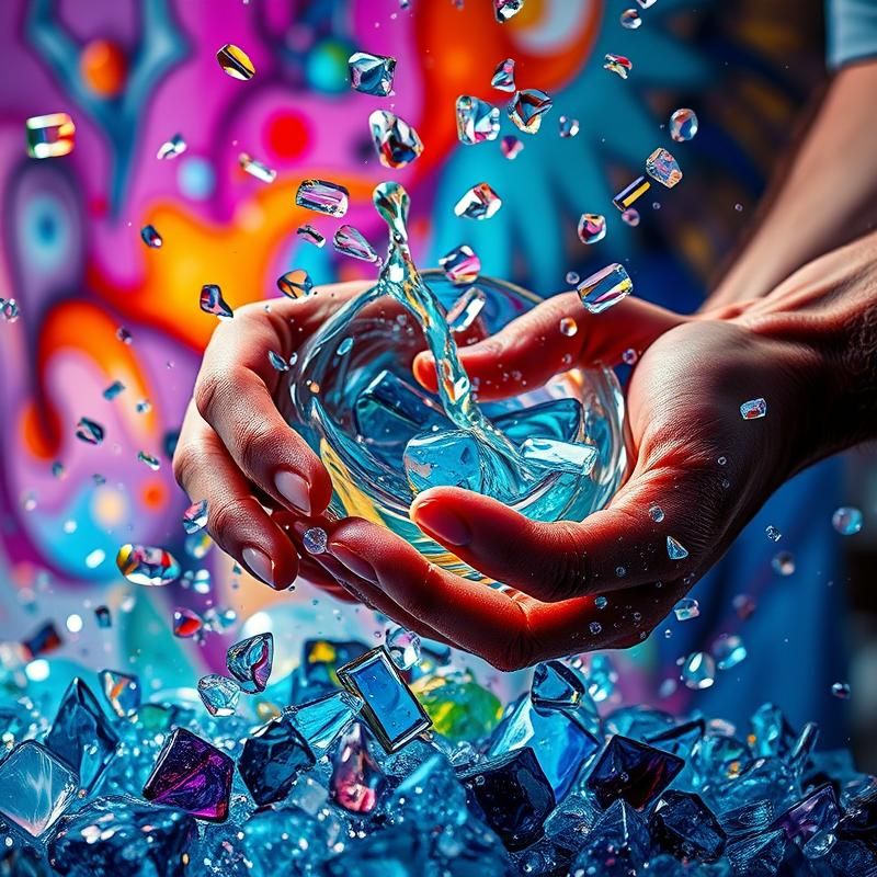 abstract style AI art