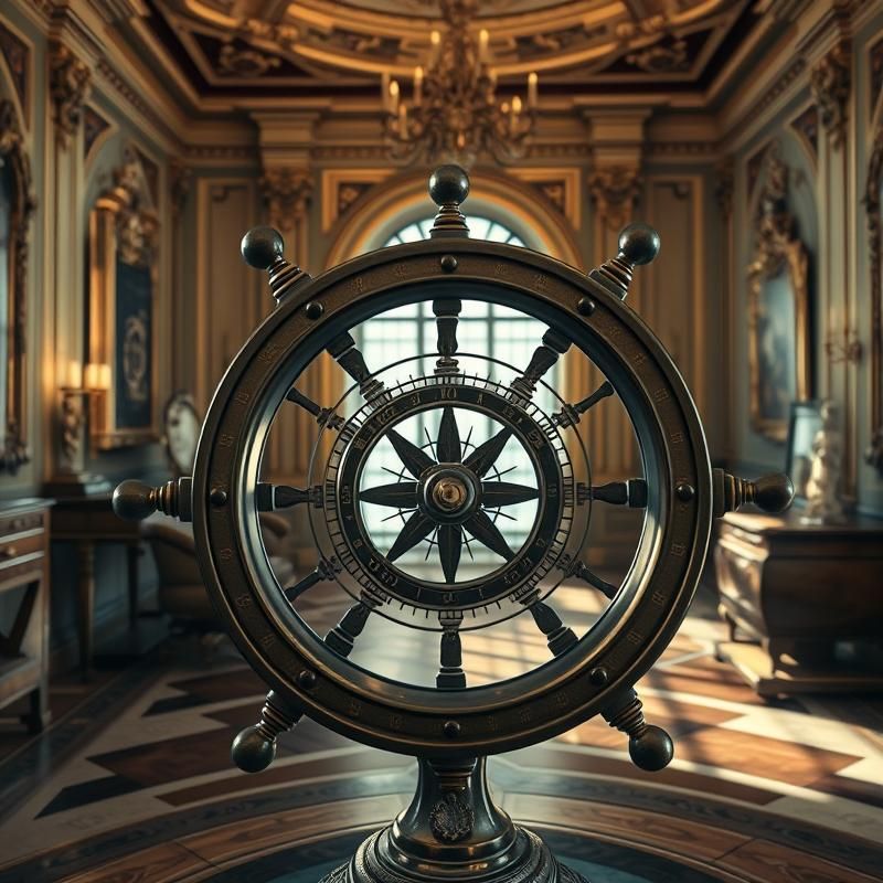 trompe l'oeil style AI art