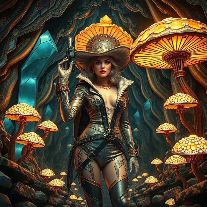 art deco style AI art