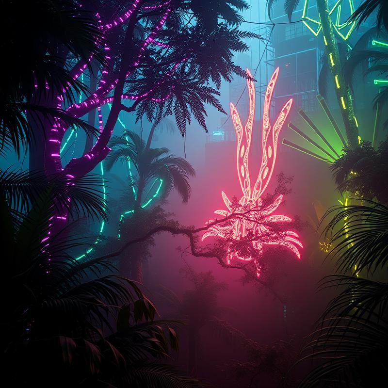 cyberpunk style AI art