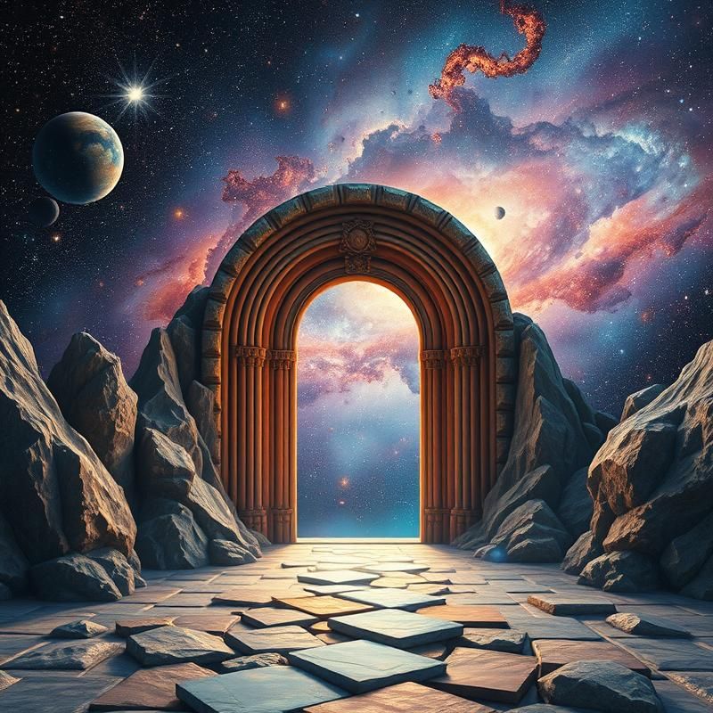trompe l'oeil style AI art