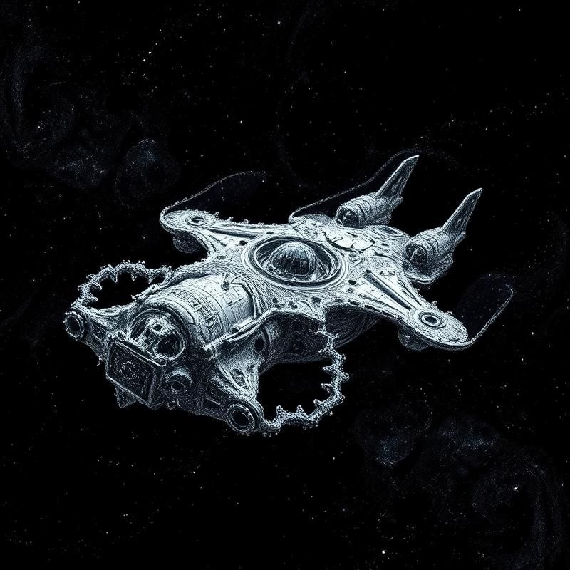 fractal art style AI art