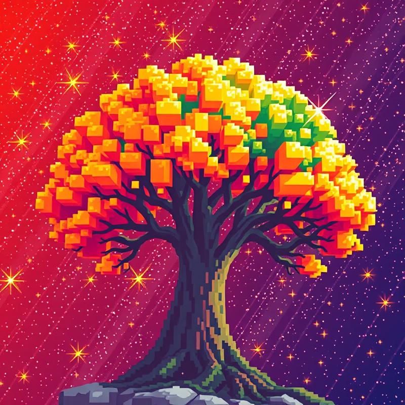 retro style AI art