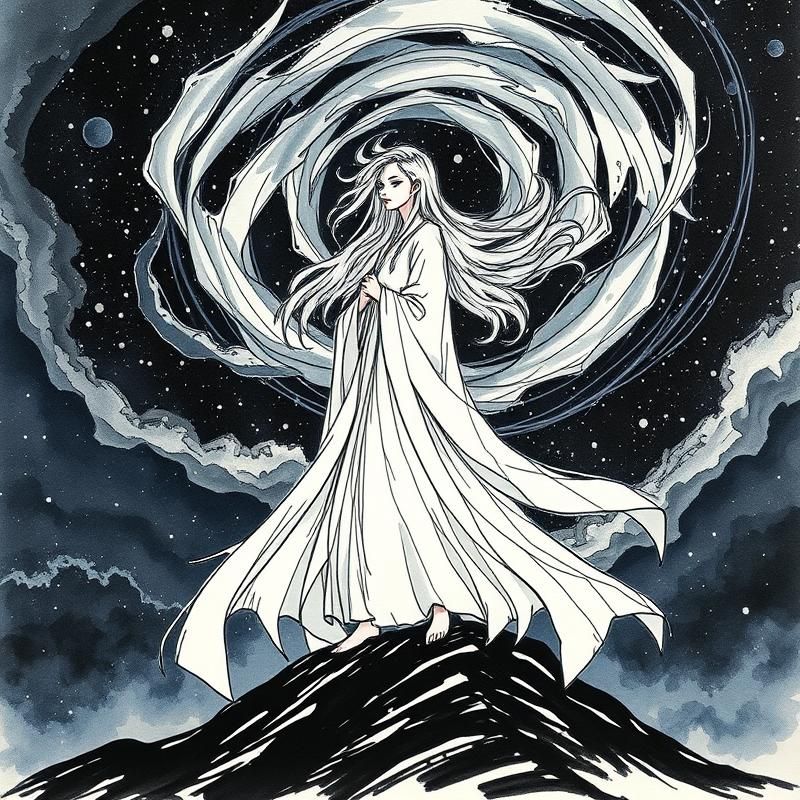 ink drawing style AI art