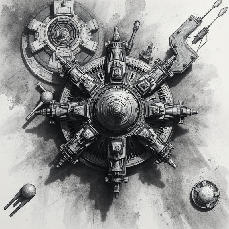 charcoal drawing style AI art